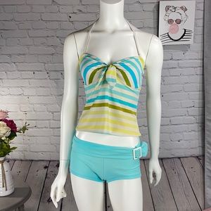 SANDNSUN Swimsuit Size: Top Med 8/10 Bottom Sm 4/6